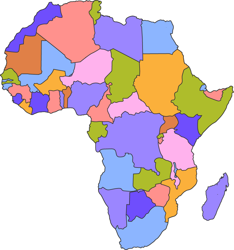 Country statistics map