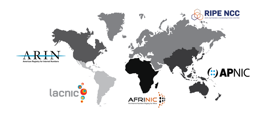 Map of the AFRINIC service region