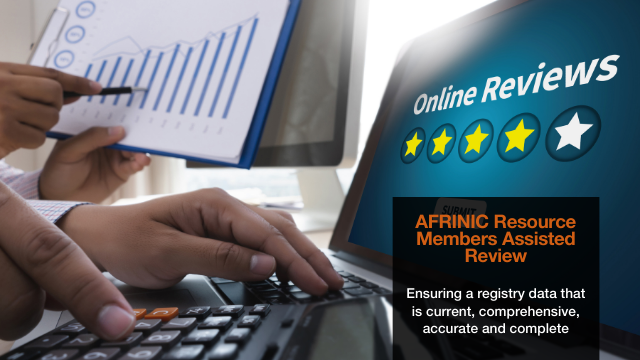 AFRINIC Resource Members Assisted Review