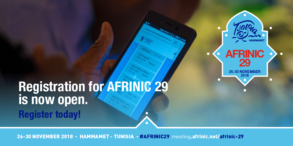 Registration for AFRINIC-29 is Open